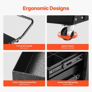 VEVOR Καρότσι Συγκόλλησης με 2 Συρτάρια, Βαρέως Τύπου με Κλειδωμένο... VEVOR Καρότσι Συγκόλλησης με 2 Συρτάρια, Βαρέως Τύπου με Κλειδωμένο...