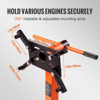 VEVOR Βάση Κινητήρα 1500 Λίβρες Αναδιπλούμενος Γερανός Μοτέρ με Ρυθ... VEVOR Βάση Κινητήρα 1500 Λίβρες Αναδιπλούμενος Γερανός Μοτέρ με Ρυθ...