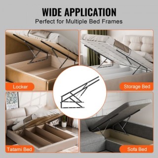 VEVOR  Σετ Ανύψωσης Κρεβατιού 59x71 ιντσών για Φορτίο 154 lbs DIY Π...