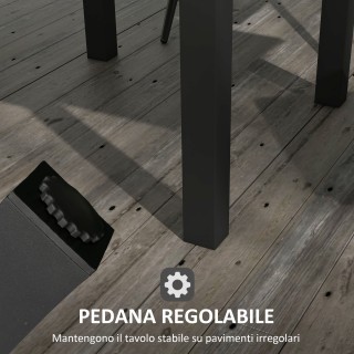 Επεκτάσιμο Τραπέζι Κήπου για 4-6 Άτομα με Σφιχωτή Επιφάνεια, σε Αλο... Επεκτάσιμο Τραπέζι Κήπου για 4-6 Άτομα με Σφιχωτή Επιφάνεια, σε Αλο...