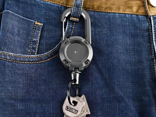 Μπρελόκ με Επαναφερόμενο Κορδόνι και Καραμπίνερ για Ζώνη 5907451374...