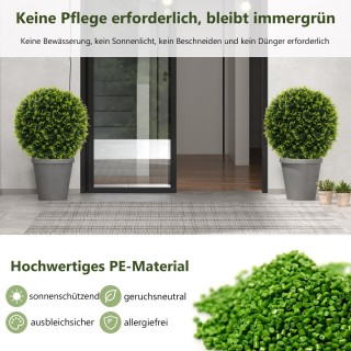 Costway Διακοσμητικές Τεχνητές Σφαίρες Κέδρου από Υψηλής Ποιότητας ...