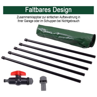 Costway Πτυσσόμενο Βαρέλι Συλλογής Βρόχινου Νερού 200L με Δίχτυ Πρ... Costway Πτυσσόμενο Βαρέλι Συλλογής Βρόχινου Νερού 200L με Δίχτυ Πρ...