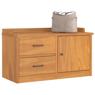 vidaXL Ξύλινος Πάγκος Χωλ SANDNES  87x40x50 cm  με Αποθηκευτικό Χώρ...