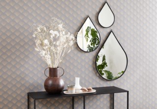 Καθρέφτες Drop Anna  - Σετ 2 τεμαχίων Χρυσό 8719743326514 Lifa-Living