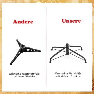 Costway 270εκ Τεχνητό Χριστουγεννιάτικο Δέντρο Πράσινο με Μεταλλική... Costway 270εκ Τεχνητό Χριστουγεννιάτικο Δέντρο Πράσινο με Μεταλλική...