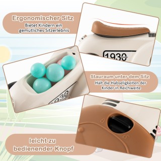 Costway παιδικό όχημα με αποθηκευτικό χώρο & προστασία από ανατροπή... Costway παιδικό όχημα με αποθηκευτικό χώρο & προστασία από ανατροπή...