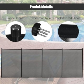 Φράκτης Πισίνας  366 x 122 cm  COSTWAY  NP11564