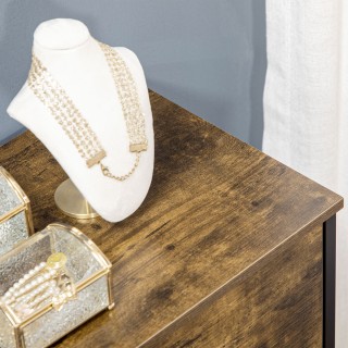 HOMCOM Συρταριέρα 6 Συρτάρια σε Πτυσσόμενο Ύφασμα Βιομηχανικού Στυλ... HOMCOM Συρταριέρα 6 Συρτάρια σε Πτυσσόμενο Ύφασμα Βιομηχανικού Στυλ...