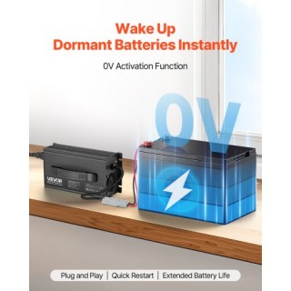 VEVOR Φορτιστής LiFePO4 24V 20A 29.2V AC-DC για RV FCCDQ24V20A0KO4E...