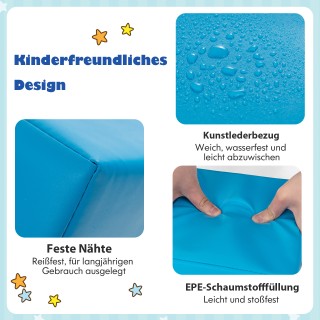 Costway Σετ 7 Τεμάχια Αφρώδη Μικρά και Μεγάλα Μπλοκ Αναρρίχησης FH1...