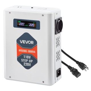 VEVOR 3000VA Βαρέως Τύπου Μετατροπέας Τάσης 110V σε 220V (2400W max... VEVOR 3000VA Βαρέως Τύπου Μετατροπέας Τάσης 110V σε 220V (2400W max...