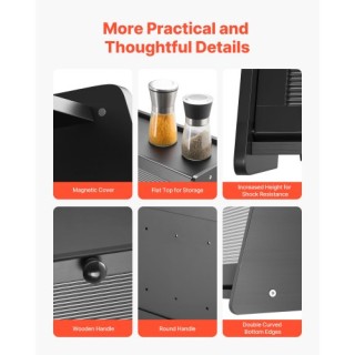 VEVOR Μεγάλης Χωρητικότητας Μπαμπού Κουτί Ψωμιού για Πάγκο Κουζίνας... VEVOR Μεγάλης Χωρητικότητας Μπαμπού Κουτί Ψωμιού για Πάγκο Κουζίνας...