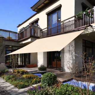 BAKAJI Ορθογώνια Τέντα Σκίασης Κήπου 2 x 3 Μέτρα σε Εκρού Χρώμα 020...