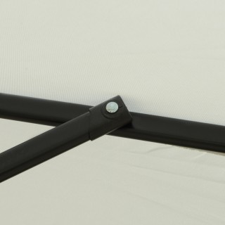 Outsunny Στρογγυλή Ομπρέλα Κήπου με Κλίση και Μανιβέλα, από Αλουμίν...