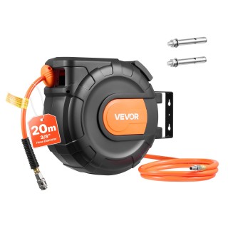 VEVOR Τυλικτήρας Αεροσωλήνας 20m x 9.5mm PVC, 300PSI, Αυτόματη Ανάκ...