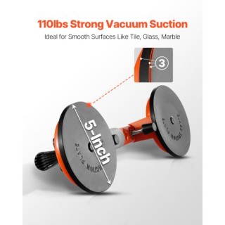 VEVOR Αόρατος Συνδετήρας Πάγκου με Βεντούζα 5 για Τέλεια Ευθυγράμμι...