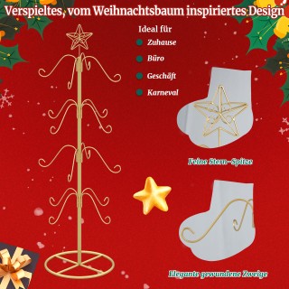 Costway Χριστουγεννιάτικο Δέντρο Στήριξης Κάλτσας με 16 Άγκιστρα & ... Costway Χριστουγεννιάτικο Δέντρο Στήριξης Κάλτσας με 16 Άγκιστρα & ...