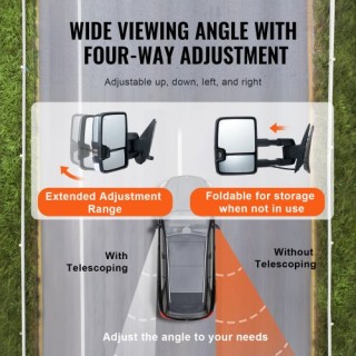 Καθρέπτες Ρυμούλκησης VEVOR για Chevrolet Silverado/GMC/Cadillac (2... Καθρέπτες Ρυμούλκησης VEVOR για Chevrolet Silverado/GMC/Cadillac (2...