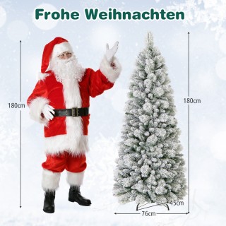 Costway Τεχνητό Χριστουγεννιάτικο Δέντρο με Φωτισμό Πράσινο 180 εκ... Costway Τεχνητό Χριστουγεννιάτικο Δέντρο με Φωτισμό Πράσινο 180 εκ...