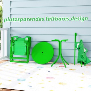 Costway Παιδικό Σετ Καθισμάτων με Ομπρέλα και 2 Πτυσσόμενες Καρέκλε... Costway Παιδικό Σετ Καθισμάτων με Ομπρέλα και 2 Πτυσσόμενες Καρέκλε...