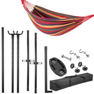 BAKAJI  Κρεμαστή Καρέκλα Κήπου Βραζιλιάνικη Πολύχρωμες Ρίγες 280 x ...