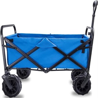 BAKAJI Καρότσι Μπλε από Ύφασμα Οξφόρδης με Ατσάλινο Σκελετό και Ρόδ... BAKAJI Καρότσι Μπλε από Ύφασμα Οξφόρδης με Ατσάλινο Σκελετό και Ρόδ...