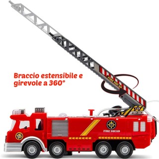 BAKAJI Παιχνίδι Πυροσβεστικό Όχημα με Μπαταρία με Αντλία που Ψεκάζ... BAKAJI Παιχνίδι Πυροσβεστικό Όχημα με Μπαταρία με Αντλία που Ψεκάζ...