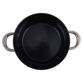 Galileo Κατσαρόλα με καπάκι 28 cm από σφυρήλατο αλουμίνιο με αντικο...