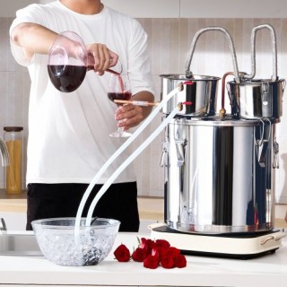 VEVOR Αποστακτήρας Αλκοόλ  8 Γαλόνια με Δοχείο Θάμπερ & Αντλία Νερο...