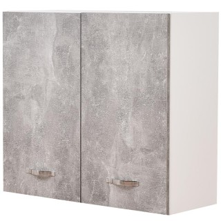 Shally Dogan Κρεμαστό Ντουλάπι Κουζίνας Διπλής Πόρτας Χρώμα Γκρι Τ... Shally Dogan Κρεμαστό Ντουλάπι Κουζίνας Διπλής Πόρτας Χρώμα Γκρι Τ...