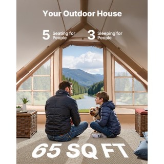 VEVOR Φουσκωτή Σκηνή Glamping 3-5 Ατόμων με Αντλία KJZP321MCQWZYXYAQV0 VEVOR Φουσκωτή Σκηνή Glamping 3-5 Ατόμων με Αντλία KJZP321MCQWZYXYAQV0