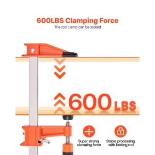 VEVOR Σετ 2 Σφιγκτήρες Ξυλουργικής 61 εκ με Κλείδωμα από Χυτοσίδηρο... VEVOR Σετ 2 Σφιγκτήρες Ξυλουργικής 61 εκ με Κλείδωμα από Χυτοσίδηρο...