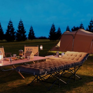 Outsunny Πτυσσόμενο Κρεβάτι Κατασκήνωσης με Κεκλιμένο Προσκέφαλο κα... Outsunny Πτυσσόμενο Κρεβάτι Κατασκήνωσης με Κεκλιμένο Προσκέφαλο κα...