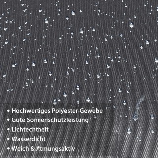 Ομπρέλα Κήπου με Ανθεκτική Αλουμινένια Κατασκευή και Αυτόματη Κλίση...