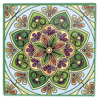 Galileo Σετ 12 τμχ Διακοσμητικό Πλακίδιο 20x20 εκ από Κεραμικό με Υ...