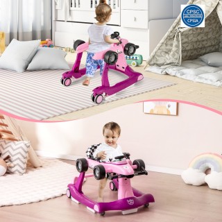 Costway Πολυλειτουργικό Περπατούρα 4 σε 1 για Μωρά με Ρυθμιζόμενο ... Costway Πολυλειτουργικό Περπατούρα 4 σε 1 για Μωρά με Ρυθμιζόμενο ...