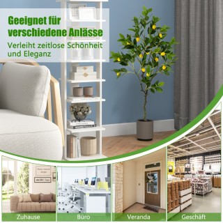 Costway 120 εκ. Τεχνητό δέντρο λεμονιάς με γλάστρα & 18 λεμόνια Λεμ... Costway 120 εκ. Τεχνητό δέντρο λεμονιάς με γλάστρα & 18 λεμόνια Λεμ...