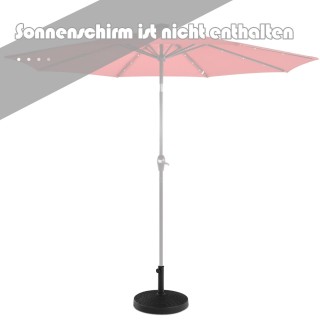 Costway Βάση Ομπρέλας 22 kg από Συνθετική Ρητίνη σε Όψη Rattan 52 x...