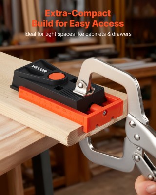 VEVOR Σύστημα Τσέπης Ξυλουργικής με Ρυθμιζόμενο Jig 12.7-38.1mm MIN...