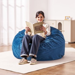 VEVOR Στρογγυλή Πολυθρόνα Bean Bag με Αφαιρούμενο και Πλενόμενο Κάλ... VEVOR Στρογγυλή Πολυθρόνα Bean Bag με Αφαιρούμενο και Πλενόμενο Κάλ...