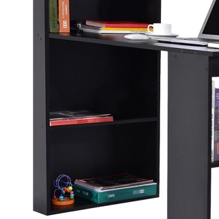 BAKAJI  Γραφείο με Βιβλιοθήκη Τραπέζι Υπολογιστή σε Μελαμίνη Σπίτι ...