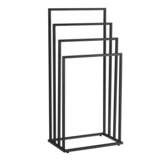 Hurtmeblowy Βάση για πετσέτες με 4 μπάρες - μαύρη 2816-1