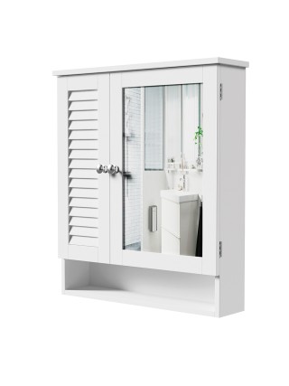 Galileo Έπιπλο μπάνιου με καθρέφτη από λακαρισμένο ξύλο MDF 60x15x ...