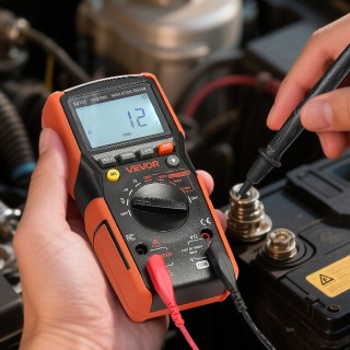 VEVOR Ψηφιακό Πολύμετρο 4000-Μετρήσεων, Ακρίβεια 1000V AC/DC, Διαστ...