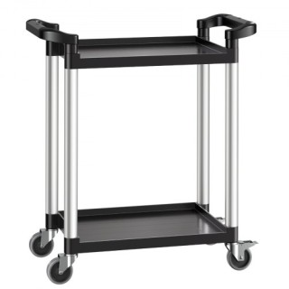 VEVOR Βαρέως Τύπου Καρότσι Εξυπηρέτησης 300 lbs 2 Επιπέδων με Ρόδες... VEVOR Βαρέως Τύπου Καρότσι Εξυπηρέτησης 300 lbs 2 Επιπέδων με Ρόδες...