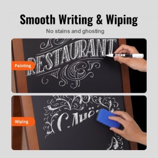 VEVOR  Διπλής Όψης Πινακίδες Πεζοδρομίου, Ελεύθερης Στήριξης Ρετρό ...