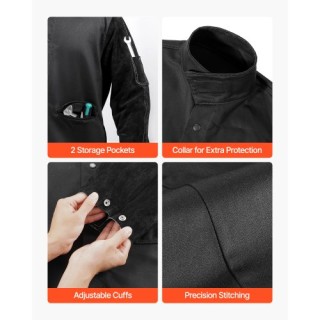 VEVOR Μπουφάν Συγκόλλησης Ανθεκτικό από Δέρμα Αγελάδας & Βαμβάκι FR... VEVOR Μπουφάν Συγκόλλησης Ανθεκτικό από Δέρμα Αγελάδας & Βαμβάκι FR...