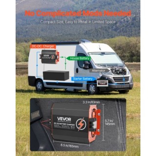 VEVOR Φορτιστής Μπαταρίας 12V 40A 500W για Μολύβδου-Οξέος Λιθίου AG... VEVOR Φορτιστής Μπαταρίας 12V 40A 500W για Μολύβδου-Οξέος Λιθίου AG...