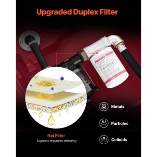 VEVOR Φορητή Δεξαμενή Καυσίμου 116 Γαλονιών με Αντλία 12V και Φίλτρ... VEVOR Φορητή Δεξαμενή Καυσίμου 116 Γαλονιών με Αντλία 12V και Φίλτρ...